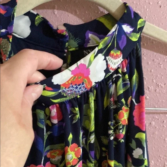 New York &Co Floral Sleeveless Dress size XL - Picture 4 of 14